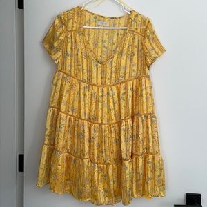 Urban outfitters yellow dress